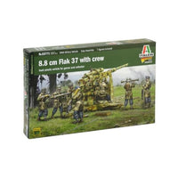 Italeri 15771 1/56 8.8cm Flak 37 with Crew