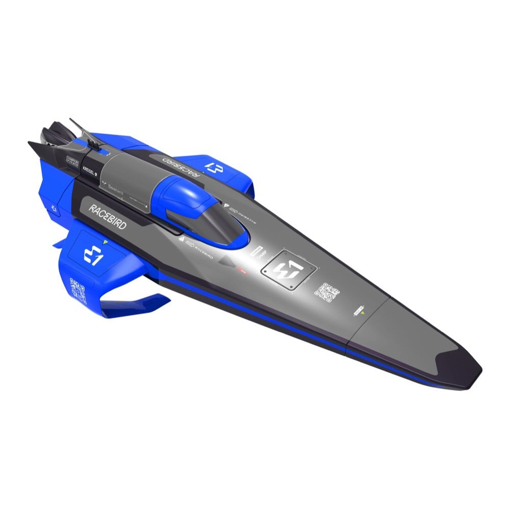 Joysway E1 RaceBird 1:14 Hydrofoil 545mm Brushed 25km/h RTR Speedboat - Blue