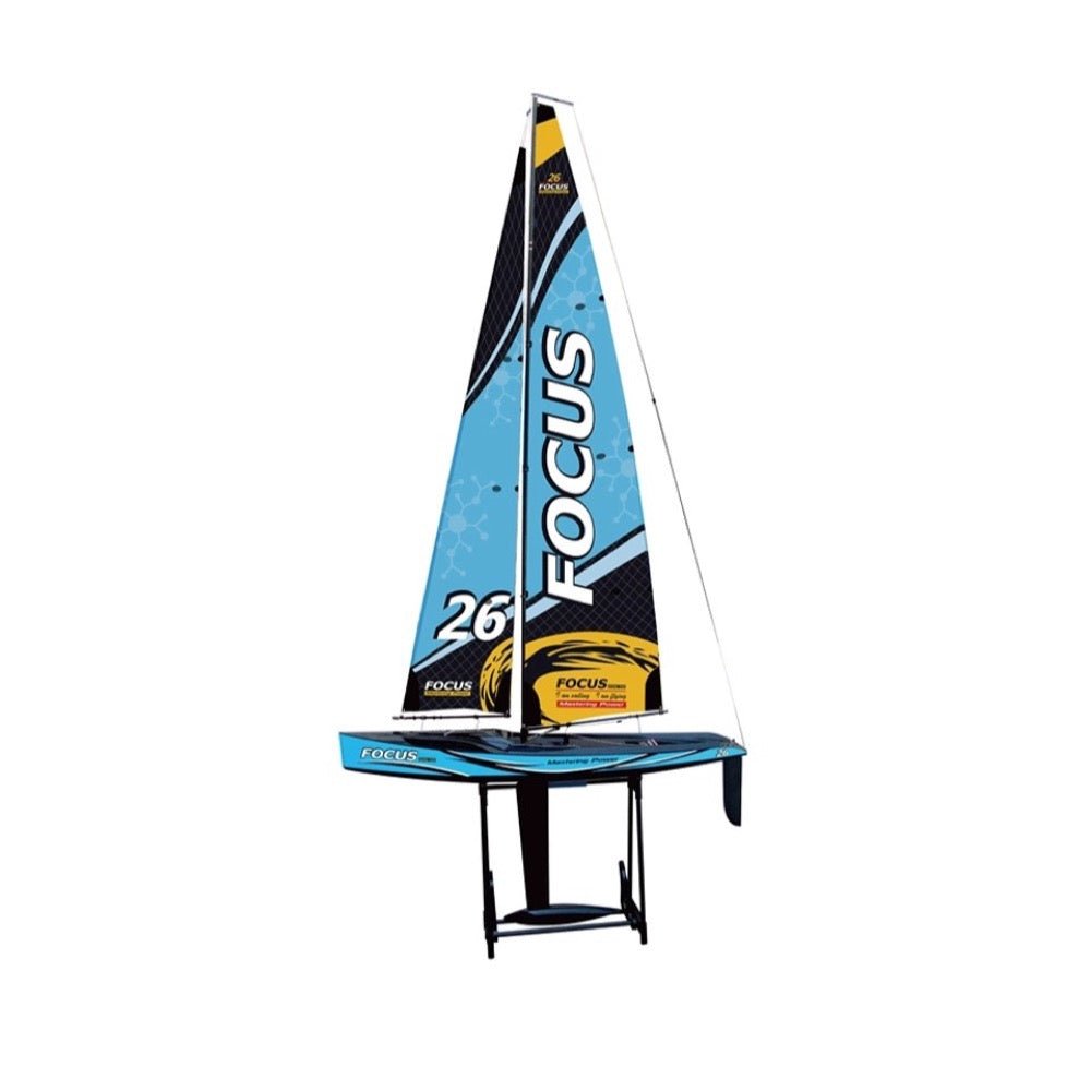 Joysway Focus V3 One Metre Sailboat 995mm Carbon Mast RTR - Blue