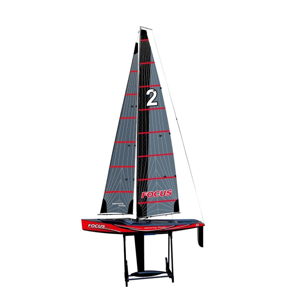 Joysway Focus V3 One Metre Sailboat 995mm Carbon Mast RTR - Red