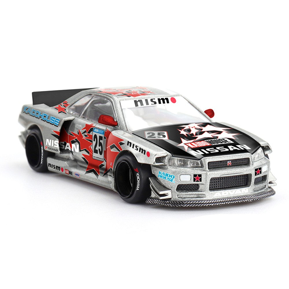 Kaido House X Mini GT KHMG197 1/64 Nissan Skyline GT-R (R34) Kaido Star Racing V1