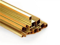 K&S Metals 8155 1/4 OS Brass Square Tube