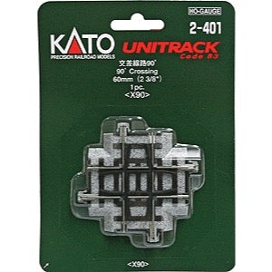 Kato 2-401 HO Unitrack Crossing 90 Degreses - Metro Hobbies