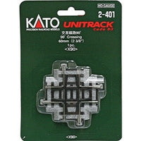 Kato 2-401 HO Unitrack Crossing 90 Degreses - Metro Hobbies