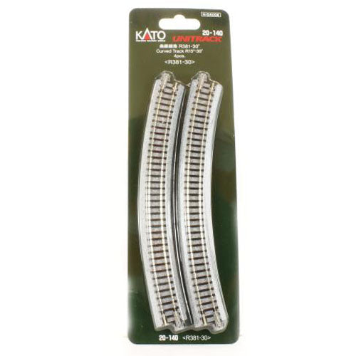 Kato 20-140 N Unitrack 381mm 15deg Single Track Curved (4)