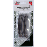 Kato 20-174 N Unitrack Compact Curve R150/45 4pc - Metro Hobbies