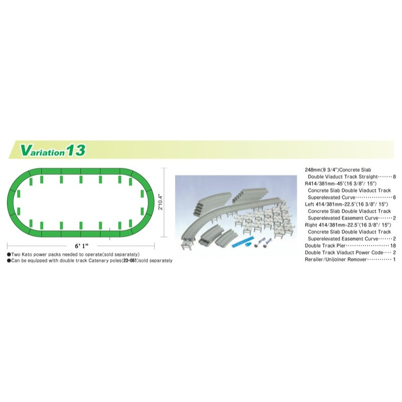 Kato 20-872-1 N Unitrack Viaduct Set V13