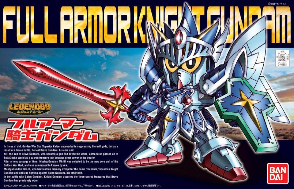 Bandai 5062221 BB393 Legend BB Full Armor Knight SD Gundam |  Hobbies Online