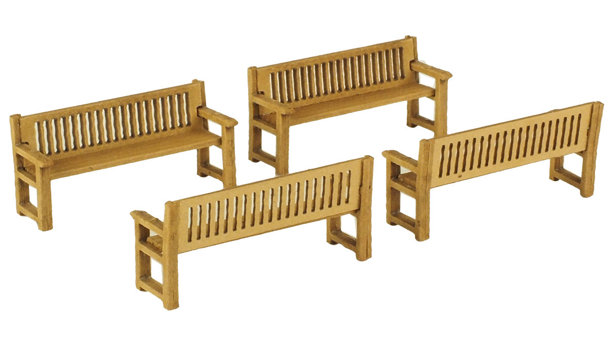 Metcalfe PO503 OO/HO Park Benches Card Kit | Metro Hobbies