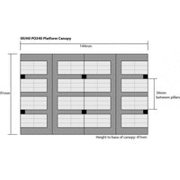 Metcalfe PO340 OO/HO Platform Canopy Card Kit | Metro Hobbies