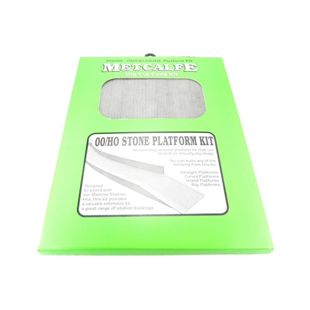 Metcalfe PO235 OO/HO Platform Extension Kit Stone Card Kit | Metro Hobbies