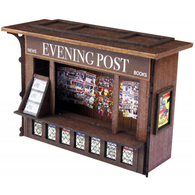Metcalfe PO517 OO/HO Platform Kiosk Card Kit | Metro Hobbies