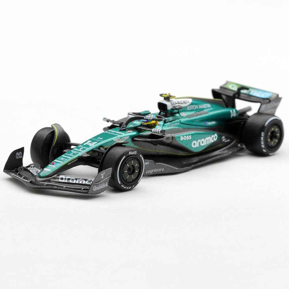 Mini GT 1/64 Aston Martin AMR24 No.14 Fernando Alonso 2024 F1 Las Vegas GP