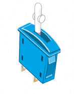Peco PL22 Lever Operated On/Off Switch