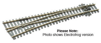 Peco SL96 HO/OO Code 100 Left Hand Medium Radius Turnout