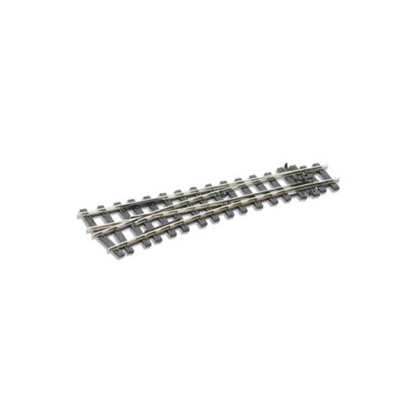 Peco SLE596 O-16.5/On30 Code 100 Left Hand Medium Radius Turnout Electrofrog Narrow Gauge
