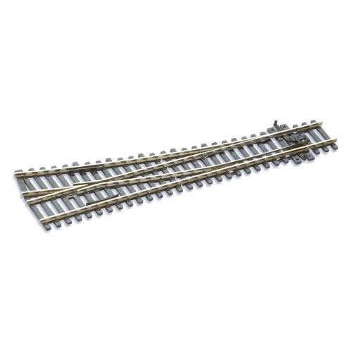 Peco SLE95 HO/OO Code 100 Right Hand Medium Radius Turnout Electrofrog