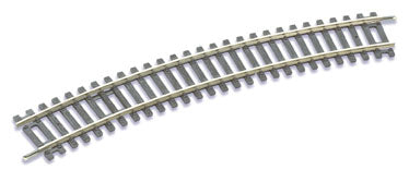 Peco ST230 HO/OO Setrack 3rd Radius Standard Curve