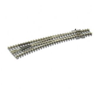 Peco SL387 N Code 80 Left Hand Curved Turnout