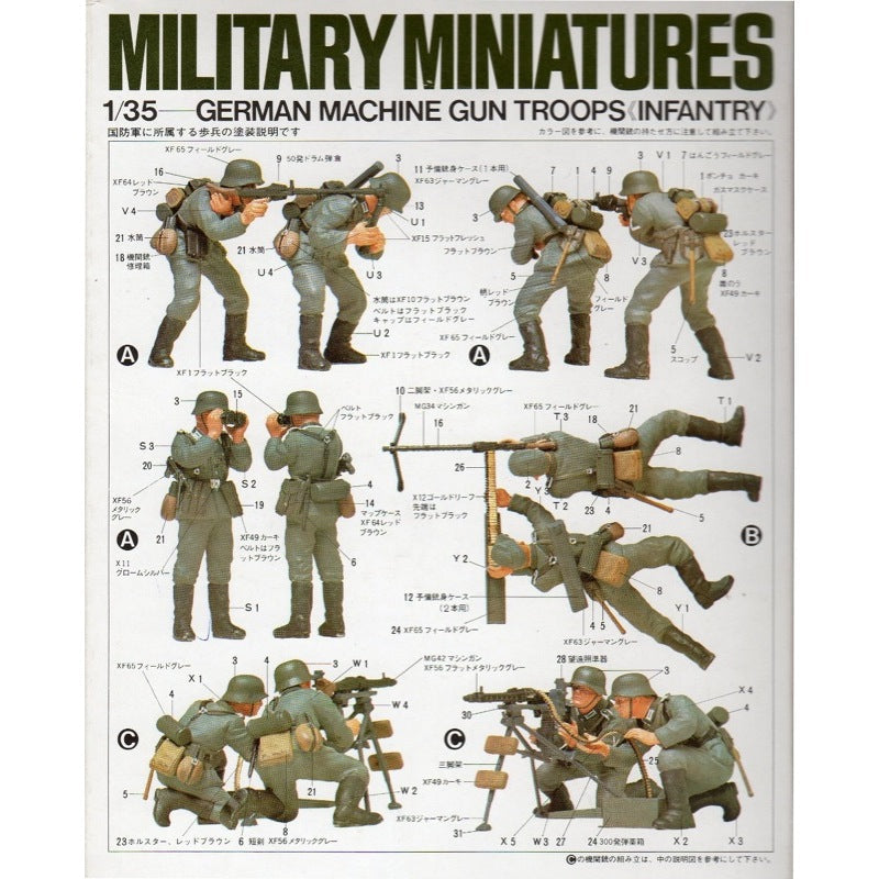 Tamiya 35038 1/35 German Machine Gun Troops