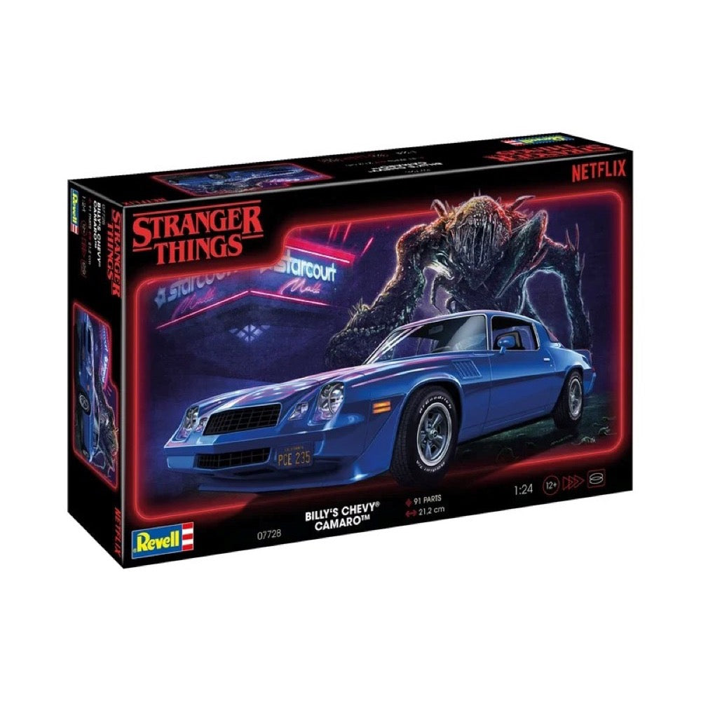 Revell 07728 1/25 Stranger Things Chevy Camaro Z/28