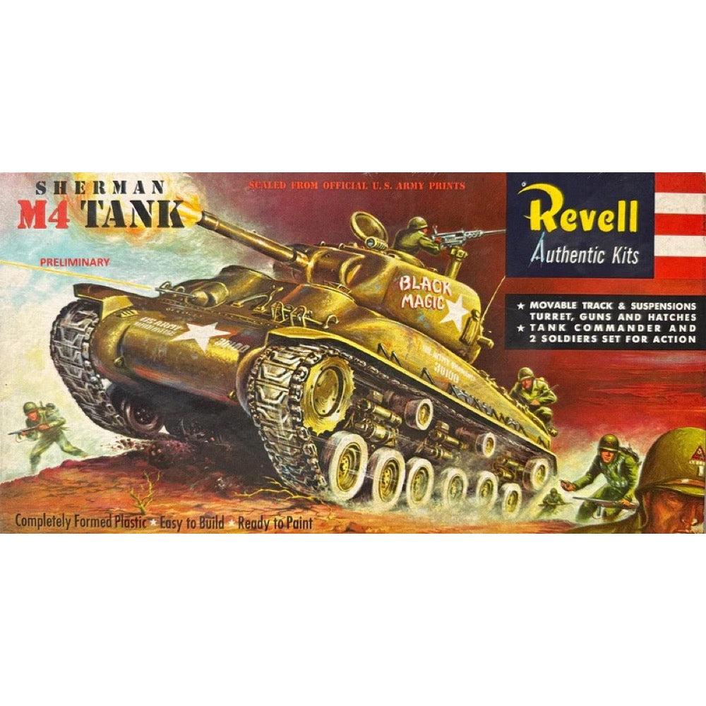 Revell 1/40 M4 Sherman-Limited Edition Authentic Model