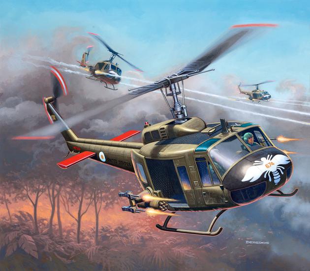 Revell 04983 1/100 Bell UH-1H Gunship