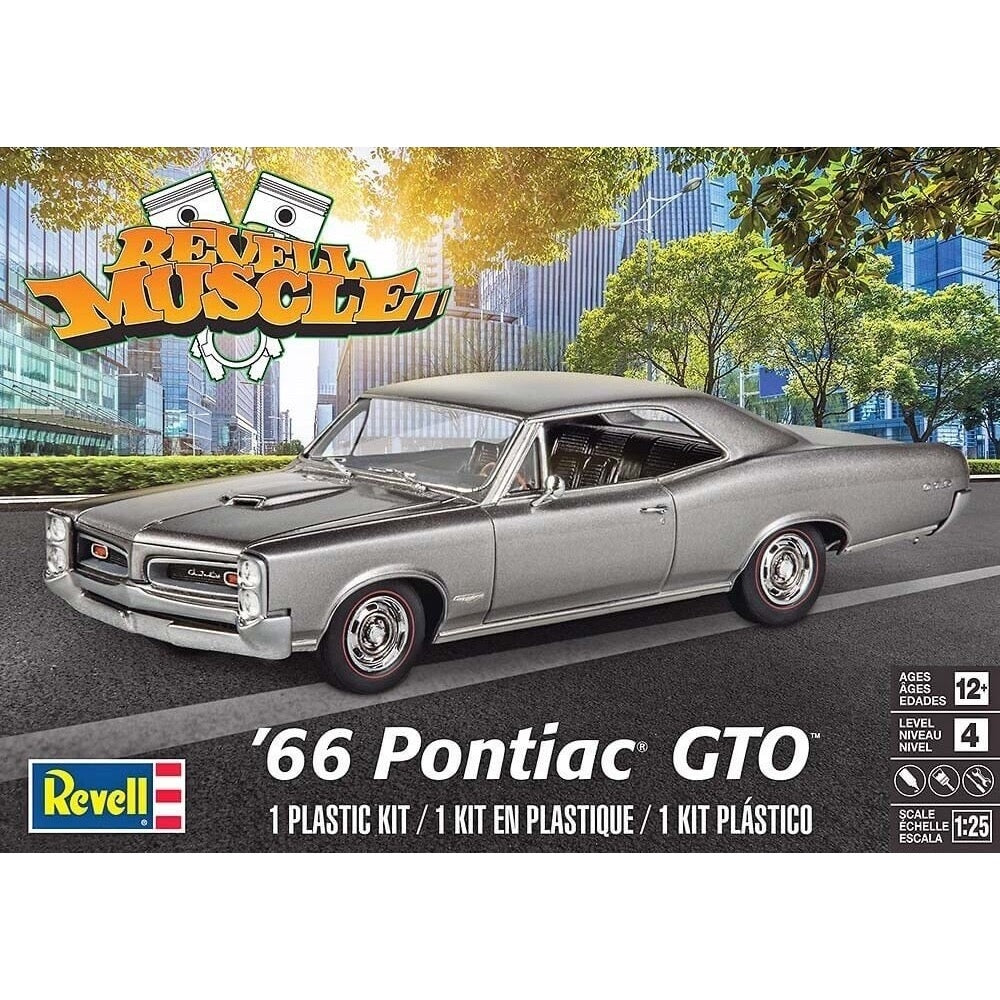Revell 14479 1/25 1966 Pontiac GTO Plastic Model Kit