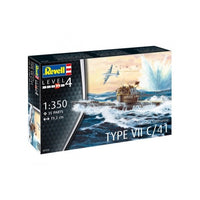 Revell 05154 1/350 German Submarine Type Vii C/41