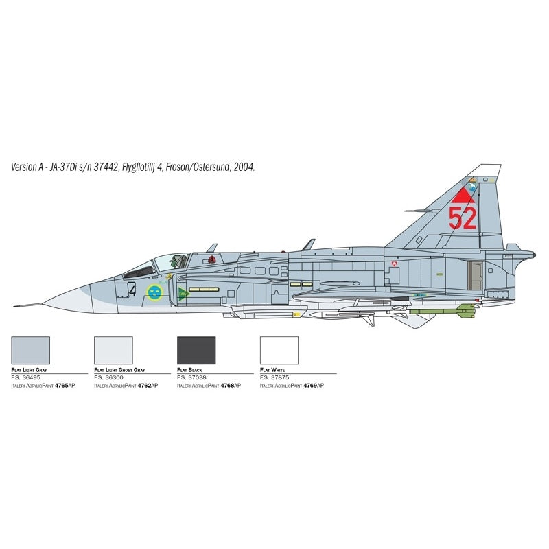 Italeri 2785 1/48 SAAB JA 37/AJ37 Viggen