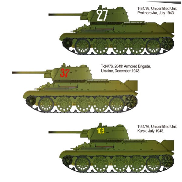 Academy 13505 1/35 USSR T-34/76 No.183 Factory Production