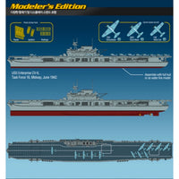 Academy 14224 1/700 USS Enterprise CV-6 Modeler's Edition
