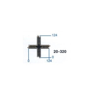 Kato 20-320 N Unitrak Crossing 90 Degree