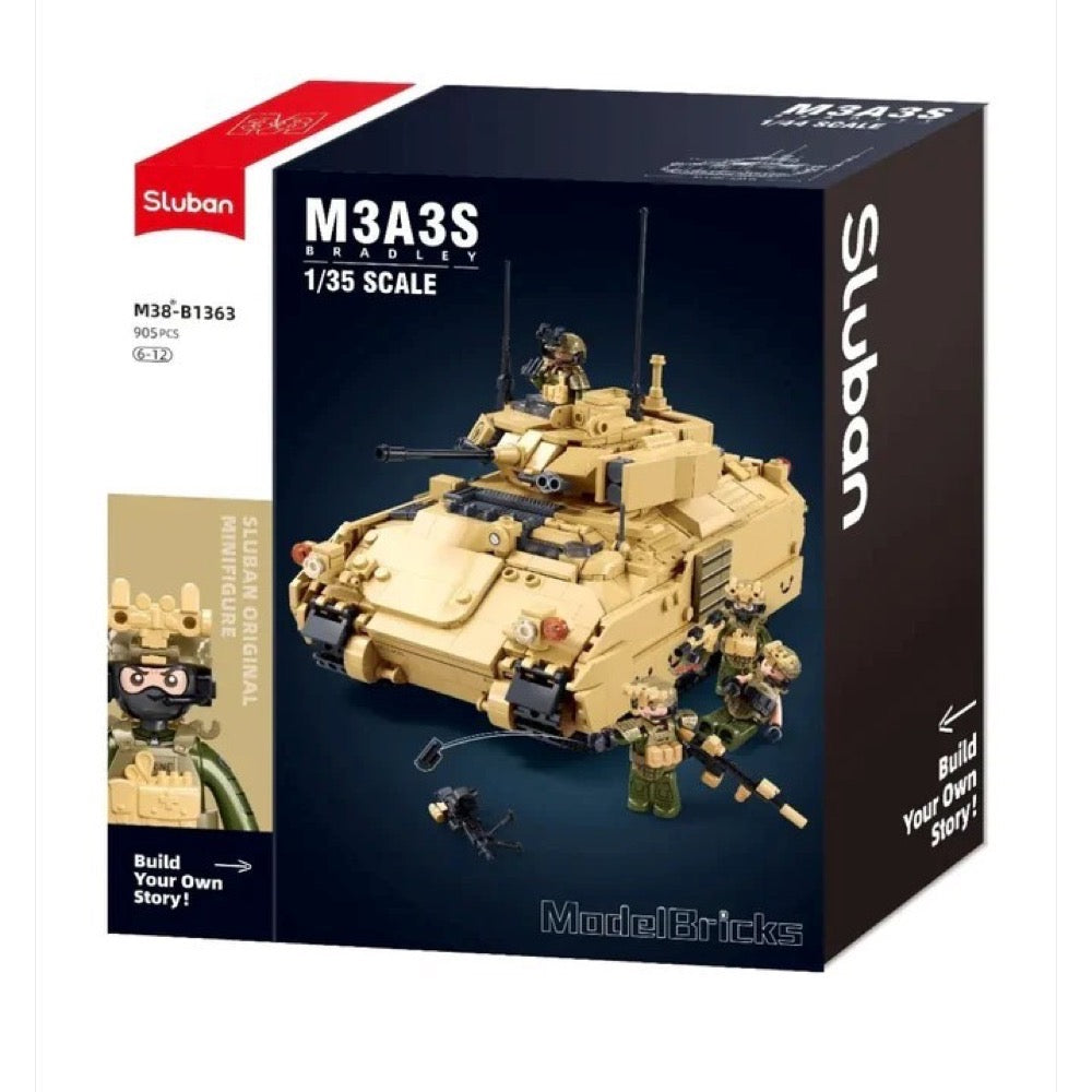 Sluban Model Bricks 1/35 M3A3S Bradley