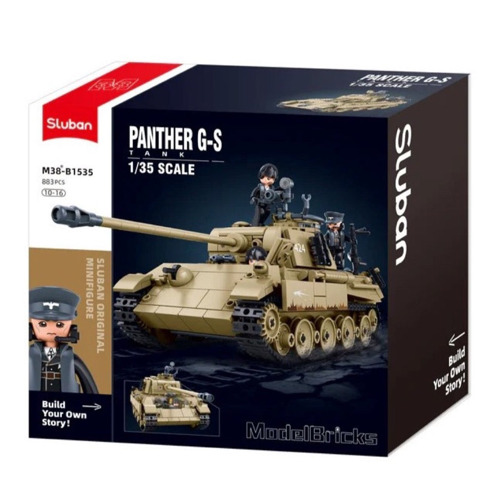 Sluban Model Bricks 1/35 Panther G-S Tank