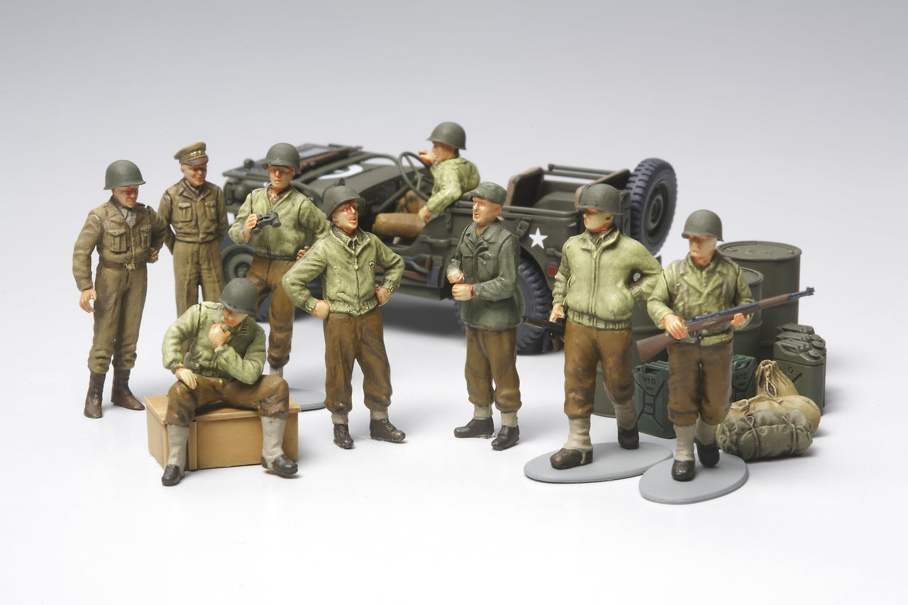 Tamiya 32552 1/48 US Infantry at Rest + Jeep