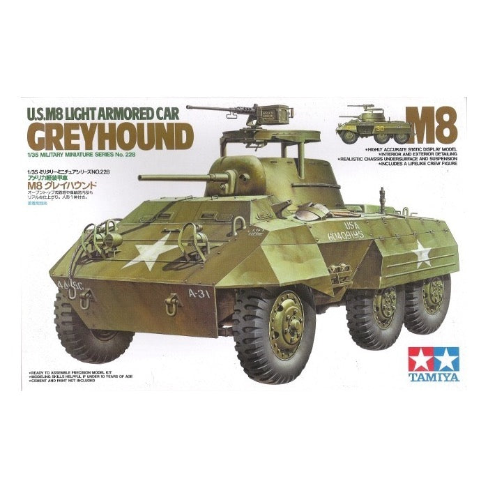 Tamiya 35228 1/35 US M8 Greyhound Light Armoured Car