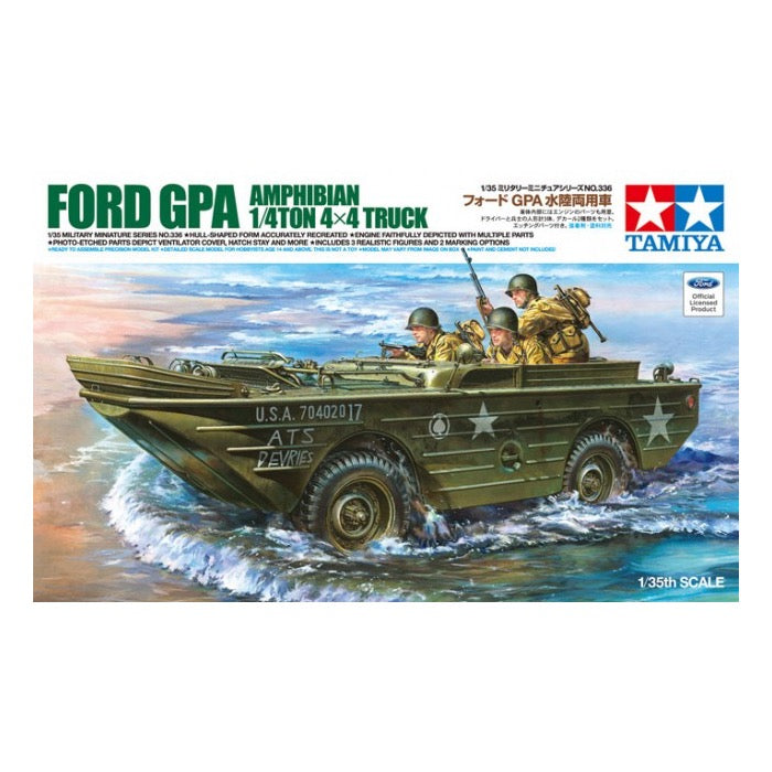 Tamiya 35336 1/35 Ford GPA Amphibian 1/4Ton 4x4 Truck Plastic Model Kit