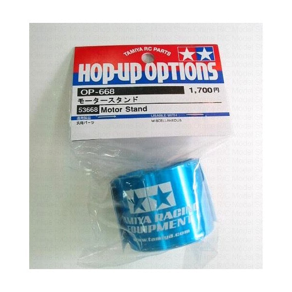 Tamiya 53668 Alloy Motor Stand Blue