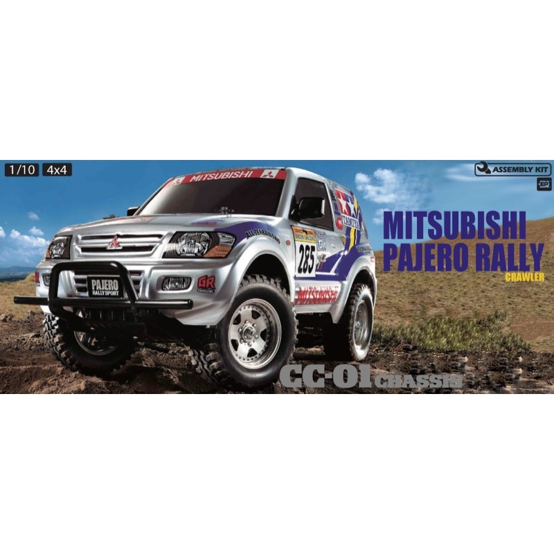 Tamiya 58602 1/10 Mitsubishi Pajero Rally Sport (CC-01) RC Off Road Kit