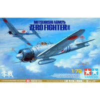 Tamiya 60780 1/72 Mitsubishi A6M2b Zero Fighter (Zeke) Plastic Model Kit
