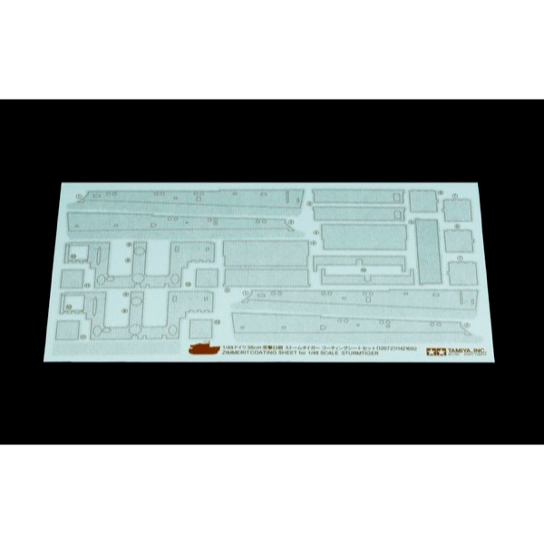 Tamiya 12672 1/48 Sturmtiger Zimmerit Coating Sheet (For T32591)
