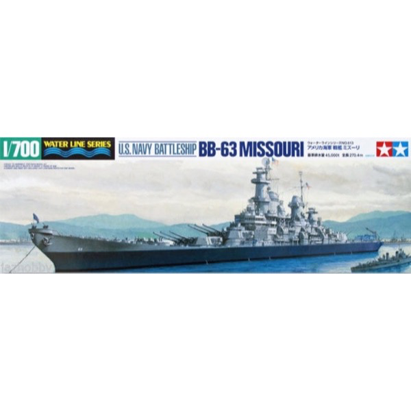 Tamiya 31613 1/700 U.S. Navy Battleship Missouri