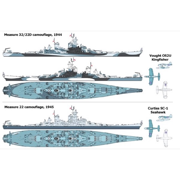 Tamiya 31613 1/700 U.S. Navy Battleship Missouri