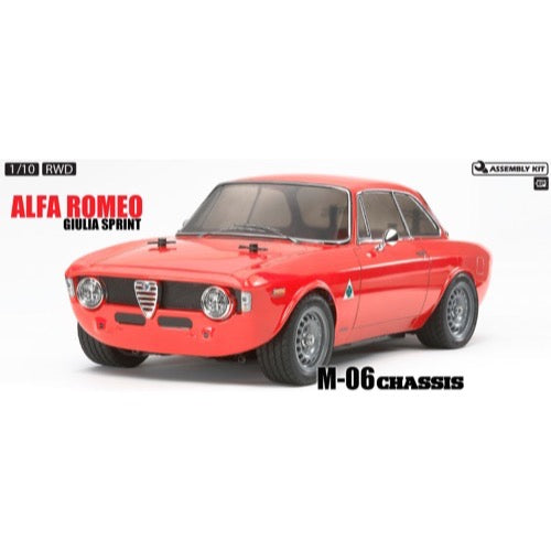 Tamiya Alfa Romeo Giulia Sprint M06 1/10 RC On Road Kit 58486