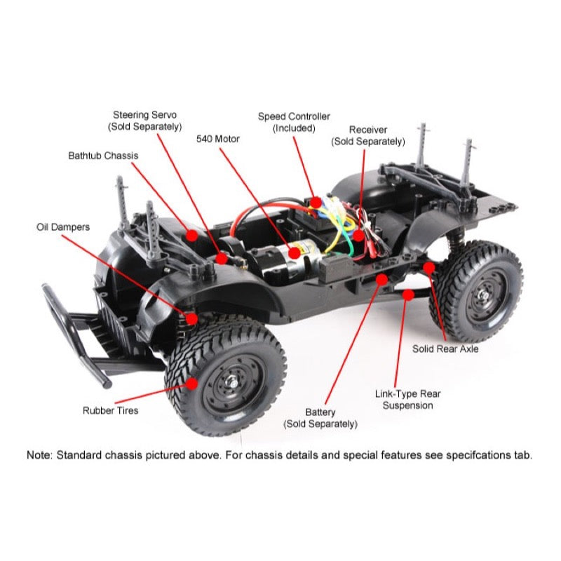 Tamiya 58564 Toyota Land Cruiser 40 Black Edition CC-01 1/10 RC Kit