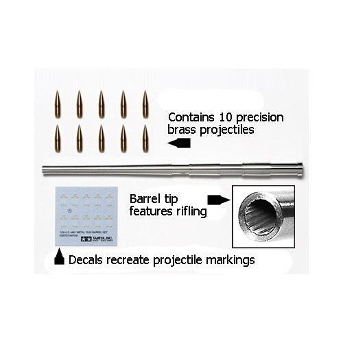 Tamiya 12670 1/35 US M40 Metal Gun Barrel Set