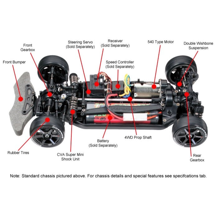 Tamiya 58409 Arta Garaiya TB-03 On-Road RC Kit