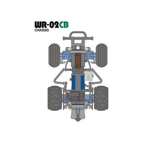 Tamiya 58662 Comical Grasshopper 2WD 1/10 WR-02CB Chassis