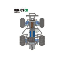 Tamiya 58662 Comical Grasshopper 2WD 1/10 WR-02CB Chassis